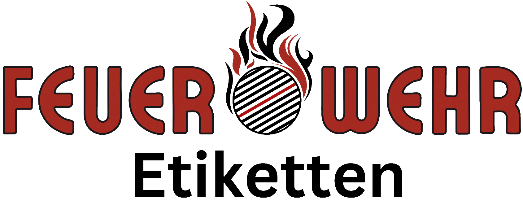 Feuerwehr Etiketten Logo